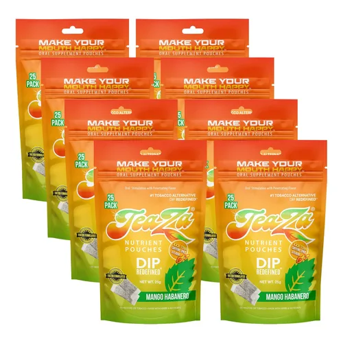Miniatura 27 de Teaza Bolsas energéticas a base de hierbas, para masticar tabaco, alternativa sin nicotina, sin humo, tabaco alternativo y inmersión saludable