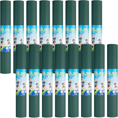 Miniatura 12 de Alfombrilla de yoga de 0.118 pulgadas de grosor a granel, antideslizante para ejercicio, entrenamiento, fitness, para mujeres y hombres, gimnasio