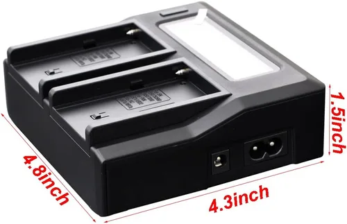 Miniatura 6 de Cargador de batería de red de pantalla LCD rápida para Canon LP-E4 LPE4 LP-E4N LP-E19 LPE19 como LC-E19 LC-E4 EOS 1D C EOS 1D X EOS 1D 1Ds Mark 3/4