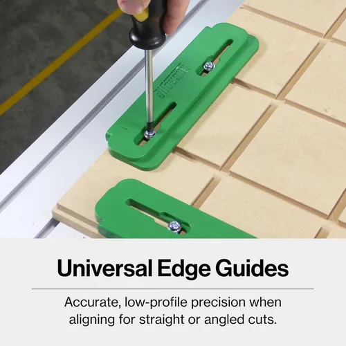 Miniatura 6 de MICROJIG Kit de sujeción CNC MatchFit, Abrazaderas de sujeción para carpintería, CN-P1234K11, Juego de 11 piezas, Verde