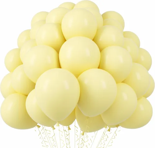 Miniatura 70 de Voircoloria - Globos azul bebé claro, paquete de 66 globos de 12 pulgadas de látex para fiestas para niños y niñas, para cumpleaños, baby shower, 16