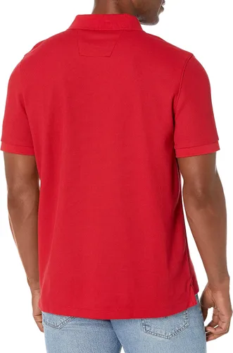 Miniatura 2 de Nautica playera polo clásica de mangas cortas color sólido para hombre