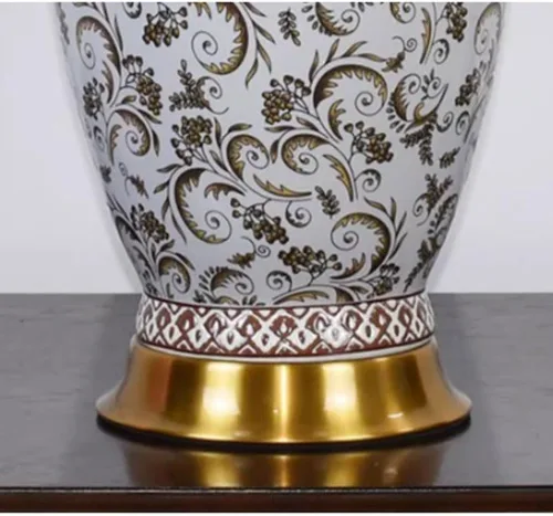 Miniatura 5 de Lamp for Desk Creative Hotel Table Lamp Nordic Retro Ceramic Table Lamp Living Room Study Bedroom Bedside Table Decorative Lamp Desk Lamps for Home