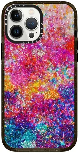 Miniatura 386 de Funda Impact de CASETiFY para iPhone 13 Pro Max con Magsafe - Estuche Claro Cuento de Invierno - Claro Negro Estuche transparente Winter Tale