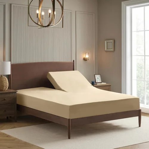 Miniatura 55 de Juego de sábanas de 1800 hilos – Sábanas de microfibra cepillada suave de calidad egipcia – Juego de ropa de cama de lujo con sábana encimera