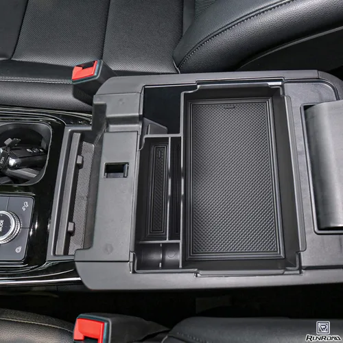 Miniatura 3 de RUNROAD Organizador de bandeja de consola central mejorado compatible con Ford Explorer 2026 2025 2024 2023 2022 2021 2020, divisores de bandeja