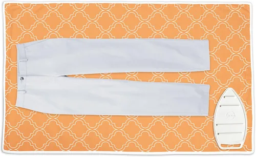 Miniatura 27 de Encasa XO - Almohadilla de planchado (grande 122 cm x 71 cm) con acolchado de 3 mm y soporte de plancha de silicona para prensado al vapor sobre