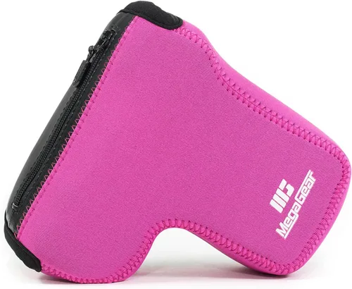 Miniatura 10 de MegaGear MG1500 Sony Alpha A6400, A6500 (0.709-5.315 in) Funda de neopreno ultra ligera para cámara - Gris