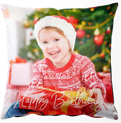Miniatura 13 de Easycosy Funda de almohada de terciopelo personalizada, 12 x 12 pulgadas, foto y texto personalizados, dos lados, regalo del día del padre
