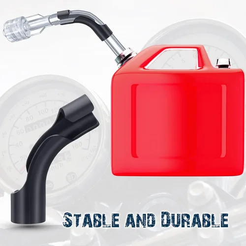 Miniatura 5 de Frienda Paquete de 8 dobladores de manguera de combustible para tanques de gasolina de carreras, jarras de gas, latas de aceite y tanque