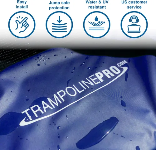Miniatura 3 de Blue 15 Ft 14 ft 12ft Trampoline Spring Cover, with Easy Install Split Design, Universal Trampoline Pad Replacement