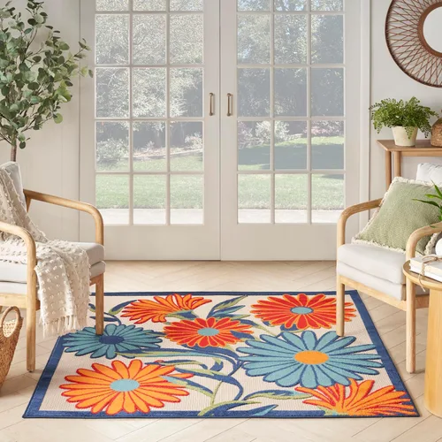 Miniatura 47 de Nourison Home Aloha - Alfombra beige de 2 pies 3 pulgadas x 12 pies, fácil de limpiar, no se desprende, para dormitorio, sala de estar, comedor