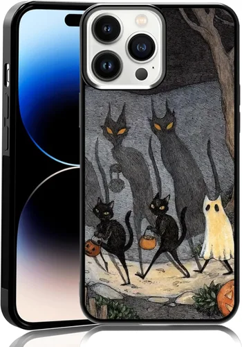 Miniatura 75 de Elegante funda de teléfono con diseño de gato Marie compatible con iPhone 11, funda de encaje dorado para iPhone, a prueba de golpes, rosa fucsia