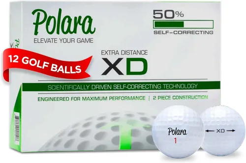 Miniatura 10 de Polara Self-Correcting Golf Balls – High-Performance Golf Balls with Soft Feel, Anti-Slice & Hook Correction, Exceeds USGA Limits, Dimple Design for
