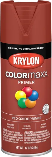 Miniatura 12 de Krylon K05599007 COLORmaxx Pintura en aerosol y base para uso en interiores y exteriores, color gris brillante para maquinaria, 12 onzas
