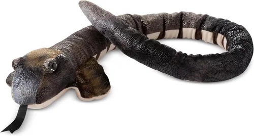 The Petting Zoo Cobra - Peluche de animales de peluche, regalos para niños, animales salvajes del zoológico Onez, juguete de peluche de serpiente de