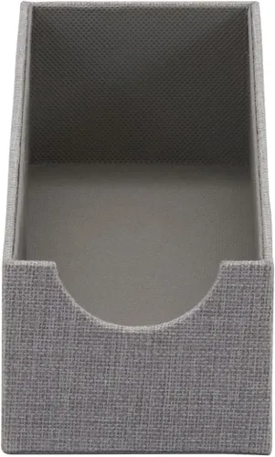 Miniatura 9 de Household Essentials Caja organizadora de cajones profundos gris 725-1 para almacenamiento 12 x 4 x 3.13 pulgadas, color plateado