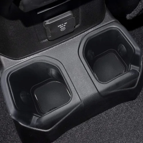 Miniatura 4 de Auovo - Insertos para portavasos de auto, tapetes para vasos, organizador de bandeja para consola central, apto para Wrangler 2018-2023, JL, JLU