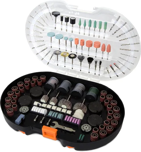 WEN 230327A Kit de accesorios de herramientas rotativas de 327 piezas con estuche de transporte
