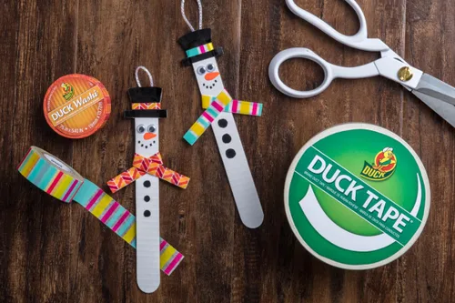 Miniatura 4 de Duck Brand Cinta adhesiva Duck impresa, 6 rollos, yute (283713_C)