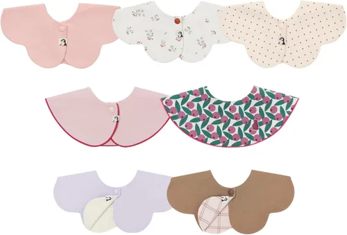 Miniatura 7 de Konny Baby Bib 3/5/7-Pack Set, 360 ° Rotate, Soft and Absorbent Drooling for Toddler Boys Girls Baby Essentials
