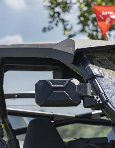 Miniatura 8 de KEMIMOTO Espejos laterales para UTV con barra antivuelco de 1.6" a 2", espejos laterales retrovisores SXS ajustables, compatibles con Polaris RZR