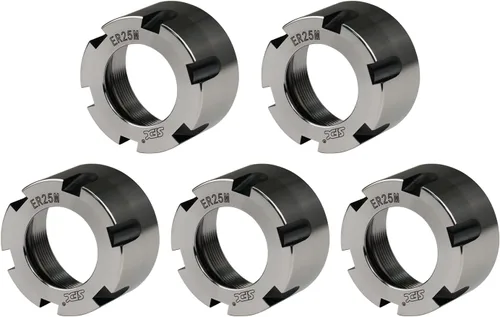 Miniatura 16 de ZAC ER32 Tuercas de sujeción 5 Uds. ER32-UM Tuercas de sujeción para mandril de fresado CNC, tornillo de rosca de torno M40x1.5