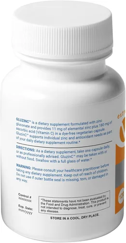Miniatura 2 de Zinc MG11+VC Fórmula Inmune Gluconato de Zinc 11 mg + Vitamina C 180 mg 120 cápsulas vegetarianas sin colorantes