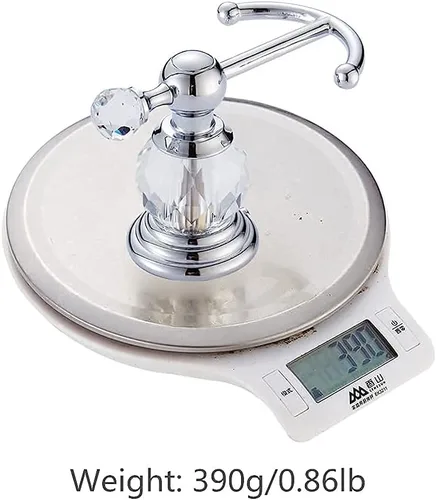 Miniatura 9 de WOLIBEER Accesorios de baño de cristal, cromo de 24 pulgadas, juego de toallero de latón pulido, soporte de papel higiénico para toalla, anillo