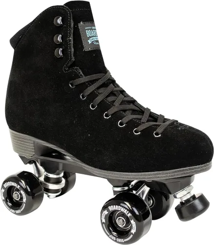 Miniatura 18 de Sure-Grip Boardwalk - Patines de ruedas unisex para exteriores con botas de cuero retro y ruedas 82A Limonero