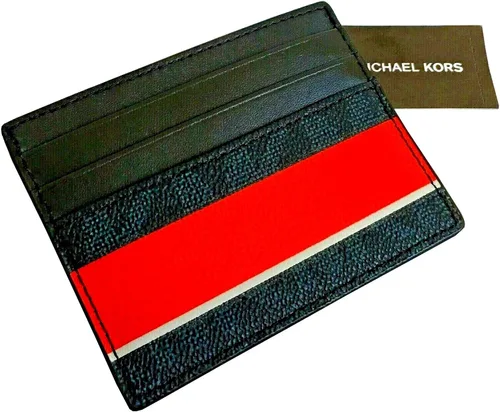 Miniatura 2 de Michael Kors Jet Set Mens raya titular cartera alta tarjeta caso