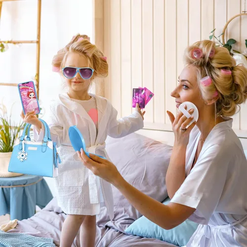 Miniatura 6 de Bolso de juego Shemira para niñas pequeñas, juguetes de princesa de simulación para niñas de 3, 4, 5, 6, 7, 8 años, regalo de Navidad y cumpleaños