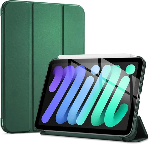 Miniatura 16 de ProCase Funda inteligente para iPad mini 7 A17 Pro 2024/iPad Mini 6 2021 8.3 pulgadas iPad mini 7ª/6ª generación, cubierta trasera dura para iPad
