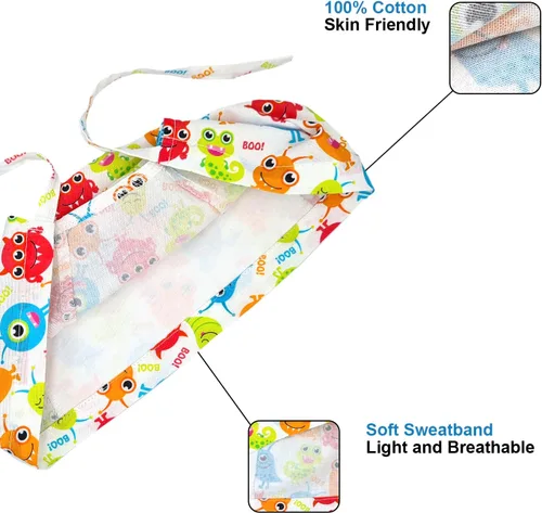Miniatura 21 de Print Scrub Caps - Sombrero perfecto para enfermeras, médicos y EMTs..