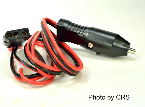 Miniatura 3 de Cable de alimentación con enchufe de encendedor, resistente, 16 ga con toma de 3 pines para radios de jamón CB - Workman CB3AP