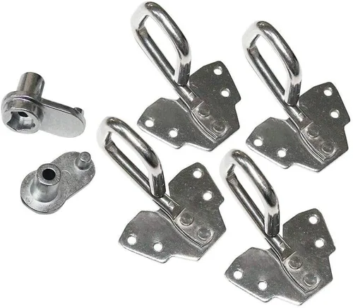 Miniatura 6 de Alforja de apertura de motocicleta con cierre de un solo toque, bisagra de cubierta de hardware para Harley Touring modelos 2014-2019 Kit