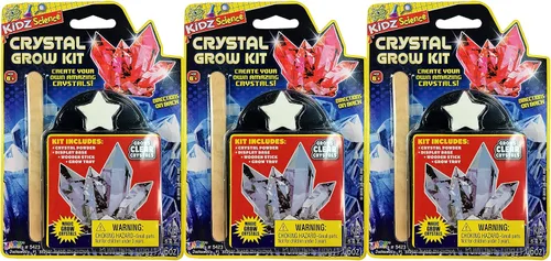 Miniatura 9 de JA-RU Kit de cultivo de cristal mágico (1 juego de juguetes minerales) experimentos científicos de bricolaje para niños y adolescentes. Juguetes