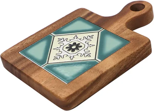 Miniatura 9 de Tapete para ollas de madera natural, antiquemaduras, posavasos para ollas de té caliente y sartenes, accesorios de encimera de cocina (C)