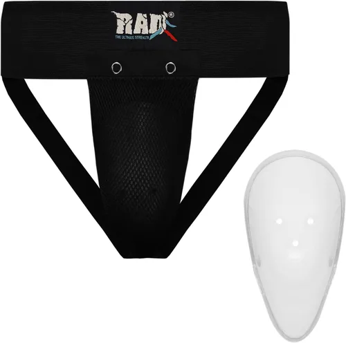 Miniatura 3 de RAD Protector de ingle para hombre – Copa protectora de MMA, boxeo, Muay Thai, artes marciales y kickboxing Soporte atlético ajustable con copa