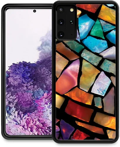 Miniatura 23 de ZHEGAILIAN Funda compatible con Samsung Galaxy S20 FE, diseño de esqueleto de encaje gótico victoriano, acrílico duro y TPU anti-caída