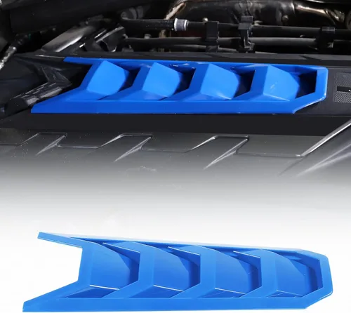 Miniatura 10 de Cubierta de cubierta de cubierta de motor compatible con Chevrolet Corvette C8 2020-2023, cubierta de motor de borde, accesorios C8, 1 unidad