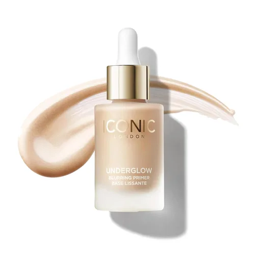 ICONIC LONDON Underglow Blurring Primer | Difumina imperfecciones y da a la piel un brillo radiante, maquillaje vegano y libre de crueldad, tono