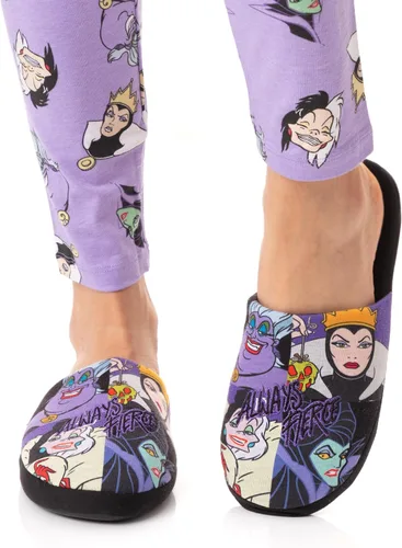 Miniatura 3 de Disney Villains - Pantuflas para mujer zapatos de casa para mujer Negro