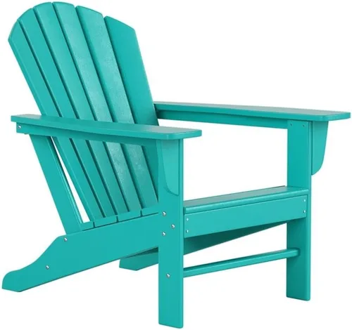 Miniatura 31 de Costaelm Sillas para hoguera, silla al aire libre HDPE silla Adirondack, moderna silla de porche de patio, porche delantero patio trasero, sillas