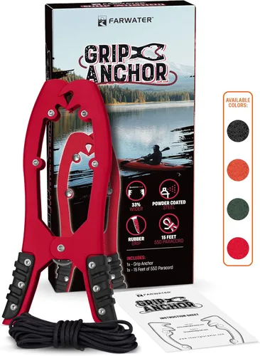 Miniatura 8 de Empuñadura de anclaje para canoa – barco, tubo de flotador y accesorios de pesca en kayak, equipo de kayak – Anclaje de abrazadera de cepillo