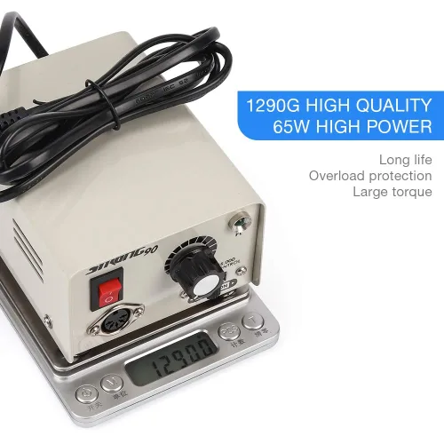 Miniatura 2 de Fuerte 90 65 W 35000 RPM profesional máquina de taladro de uñas de acero inoxidable pedicura uñas pulido manicura máquina