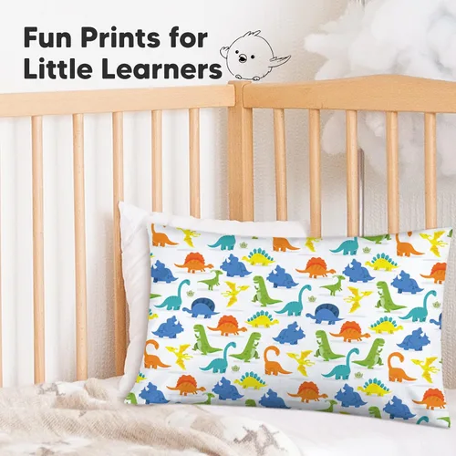 Miniatura 8 de KeaBabies Funda de almohada para niños pequeños de 13 x 18 pulgadas, funda de almohada de algodón orgánico para niños, niñas, funda de algodón suave
