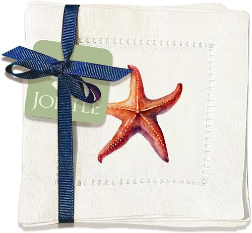 Miniatura 9 de Jolitee Servilletas decorativas de cóctel con punto vainica, 6 x 6 pulgadas, lavables, similares al lino, hechas a mano para el entretenimiento