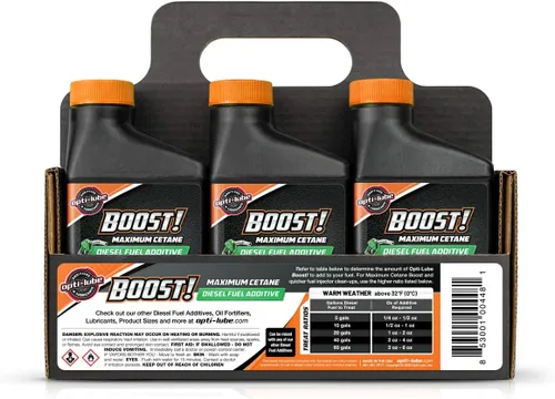 Miniatura 2 de Opti-Lube ADITIVO de combustible diésel de fórmula máxima de cetano: botellas de 8 onzas (paquete de 6)