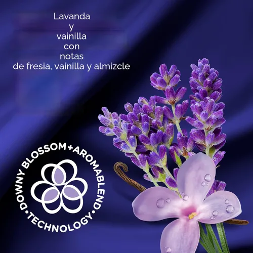 Miniatura 4 de Downy Líquido suavizante de telas ultrasuave, calma, lavanda y vainilla, 26 onzas líquidas, 39 cargas
